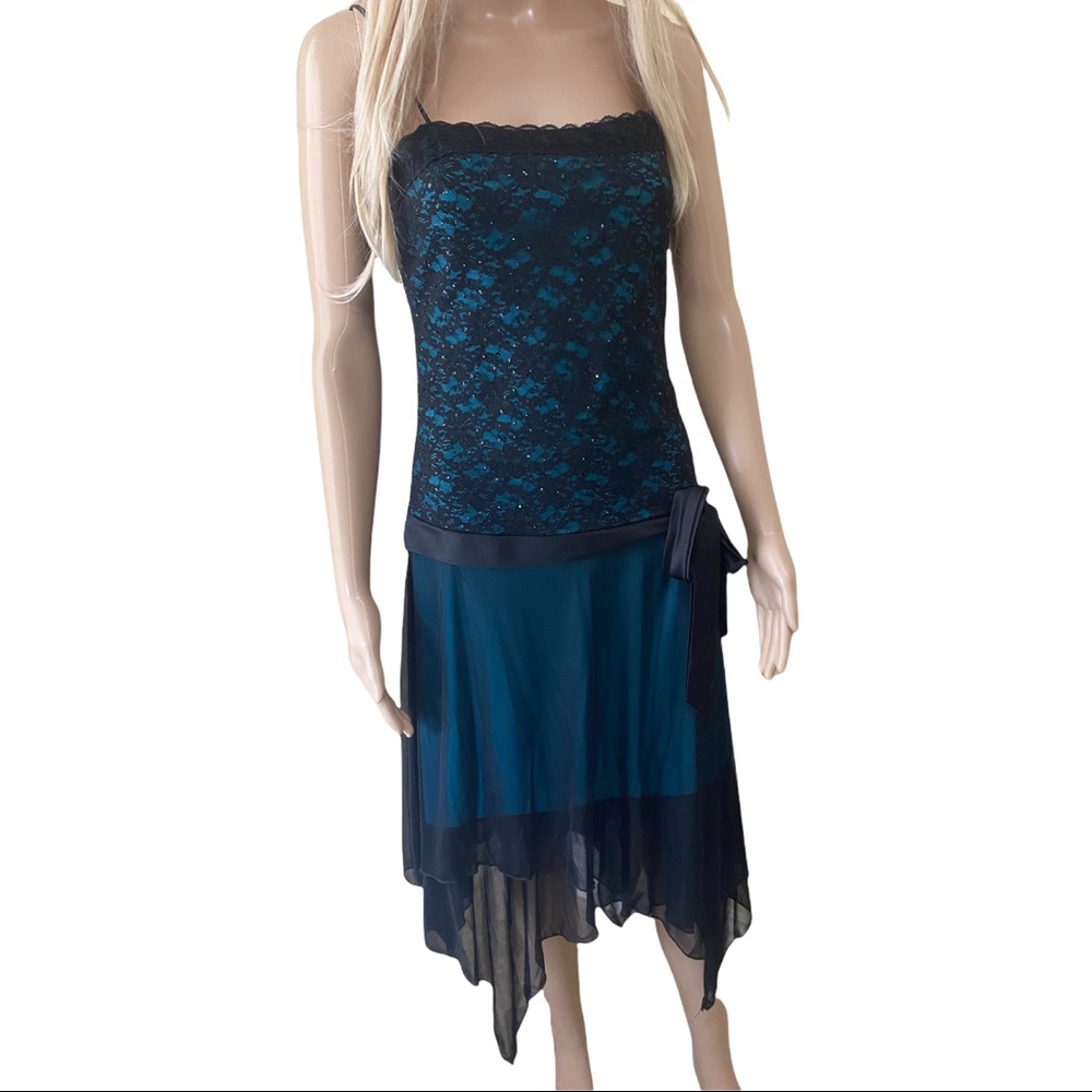 Gatsby Art Deco cocktail dress large